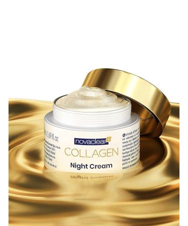 Collagen Night Cream - With Marine Collagen and Active Gold