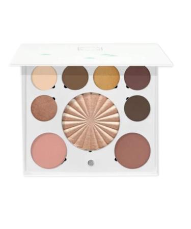 Ofra Mini Mix Face Makeup Palette! Includes Eye Shadows  Bronzer  Blusher And Highlighters! Lightweight  Magnetic And Refillable Mini-Sized Full Face Palette! Vegan & Cruelty Free! (New Solstice)