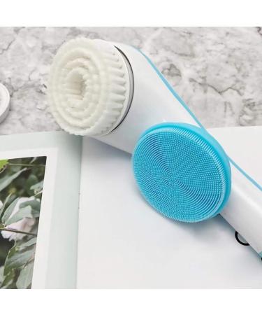 Healifty Electric Rotating Back Brush Set - Exfoliating Body Scrubber for Men and Women with Long Handle, Shower Deep Cleansing Brush - Buy Online on GoSupps.com