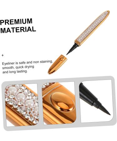 FOMIYES 2pcs Self Adhesive Mascara Black Eyeliner Natural Matte Eyeliners No Blooming Eyeliner Eye Shadow - Buy Online on GoSupps.com