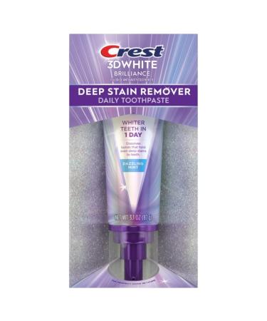 Crest 3DWhite Brilliance Deep Stain Remover Dazzling Mint Toothpaste - 3.1oz - Buy Online on GoSupps.com