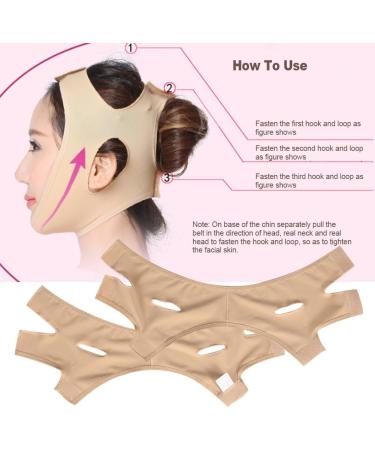 Facial Lifting Slimming Belt - XL V Shape Face Cheek Lift Mask for Double Chin Reduction - Buy Online on GoSupps.com