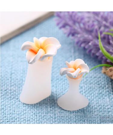 Silicone Flower Toe Separator Spacers - 16-Piece Set for Nail Art & Pedicures - Buy Online on GoSupps.com