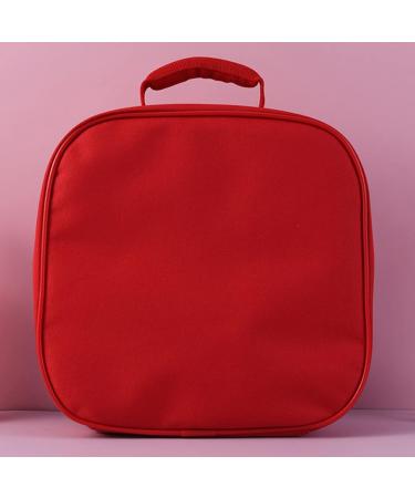 Ohjijinn Kawaii Red Makeup Bag - Cute Cartoon Cosmetic Toiletry Case - Buy Online on GoSupps.com