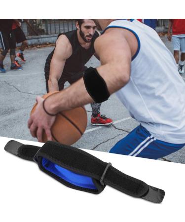 Adults Sports Elbow Support Brace - Tennis & Basketball Protector Strap for Tennis Elbow Relief (Blue - Buy Online on GoSupps.com