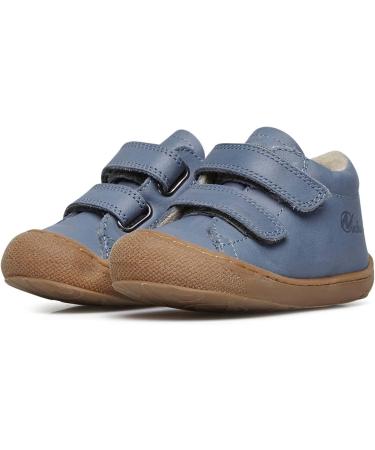 Naturino Cocoon VL-Leather First-Steps Shoes - 2 UK, Celeste - Buy Online on GoSupps.com