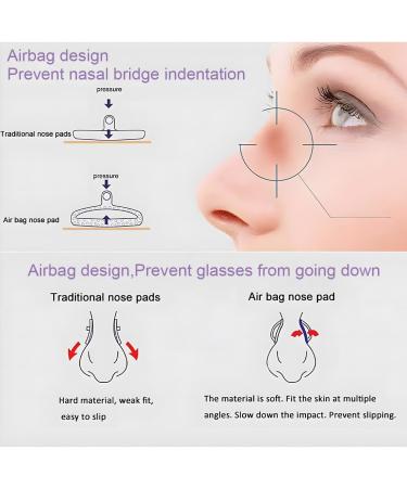 5 Pairs Non-Slip Transparent Silicone Nose Pads for Glasses & Sunglasses | Ultimate Glasses Accessories to Prevent Slipping - Buy Online on GoSupps.com