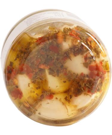 Marinated Garlic Cloves in extravirgin olive oil - one glass jar of 106 ml. - artisan production Conserve Conti - Buy Online on GoSupps.com