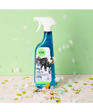 Yope All Purpose Cleaner Spray Detergent Prevents Dust Anti- static Properties Green Tea Scent 750 milliliters - Buy Online on GoSupps.com