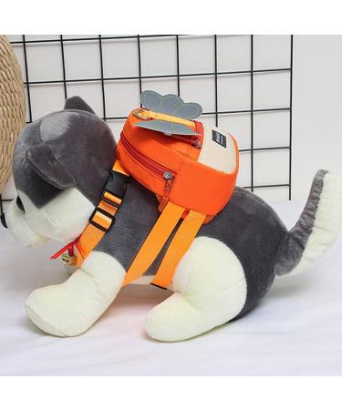MANBOZIXi Dog Backpack for Small Dogs - Durable Saddle Bag for Hiking Travel & Camping - Orange One Size - Buy Online on GoSupps.com