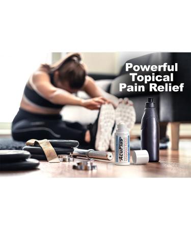 AcuPlus Pain Relief Roll-on | Fast Acting Long Lasting Topical Relief for Bursitis, Arthritis, Tendonitis & Joint Pain | 3 oz - Buy Online on GoSupps.com