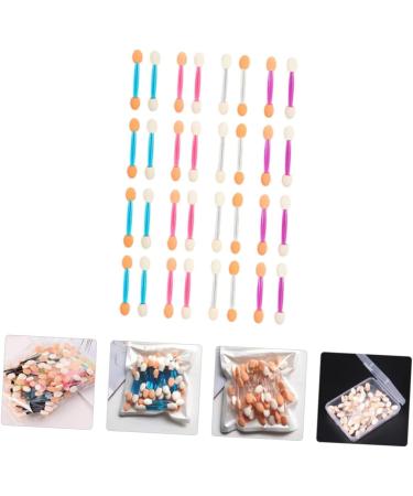 VINTORKY 120pcs Double Ended Eye Shadow Stick Eyeshadow Wand Crease Brush Eyeshadow Concealer Makeup Plastic - Buy Online on GoSupps.com