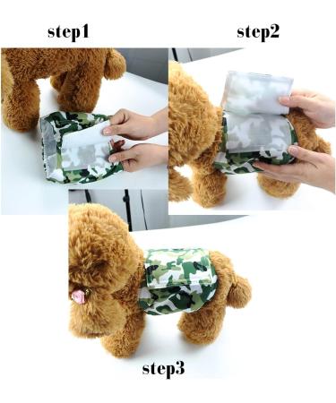 Hisprout Male Dog Diapers - Reusable XL Camouflage Puppy Pants | Durable & Absorbent Cloth | International Shipping - Buy Online on GoSupps.com