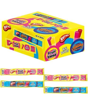 VIMIX Barratt Fruit Salad & Wham Ice Duos 105ml - Mixed 2 Flavours | Pick Any Number of Packs 1.0 count - Buy Online on GoSupps.com