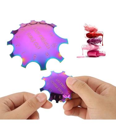 French Nails Template | Stainless Steel Smile Line Cutter | Nail Art Stencil Tool for Manicure - Buy Online on GoSupps.com