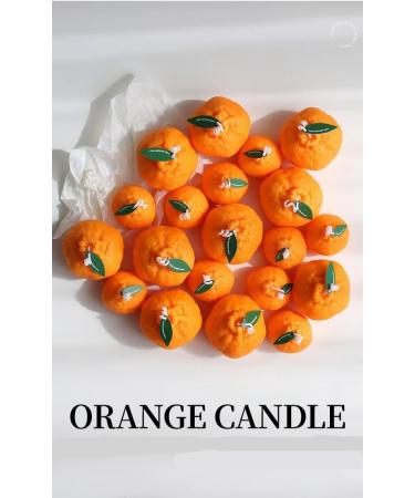 Orange Aromatherapy Soy Candle - Chic & Cute for Home Bath Weddings & Gifts | Perfect for Mother's Day Thanksgiving & Birthdays - Buy Online on GoSupps.com