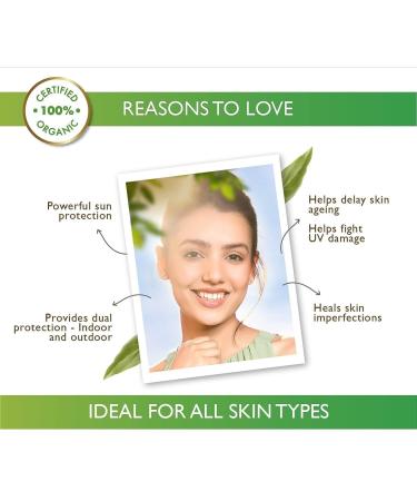 All Skin SPF 60 Sunscreen - Kakadu Plum Acai Berry & Chia Seeds | 100% Organic for Dry & Oily Skin | 50gm - International Shipping Available - Buy Online on GoSupps.com