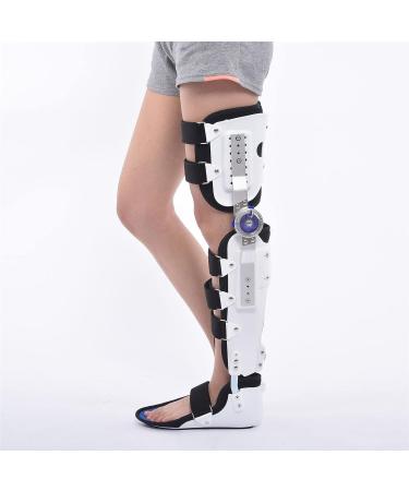 Adjustable Hip Joint Fixation Bracket Hinged Knee Foot Support Brace Adjustable Post Knee Support Orthosis Immobilizer Protector Full Leg Stabilizer Knee Orthosis Splint Foot and Orthotics of Lowe