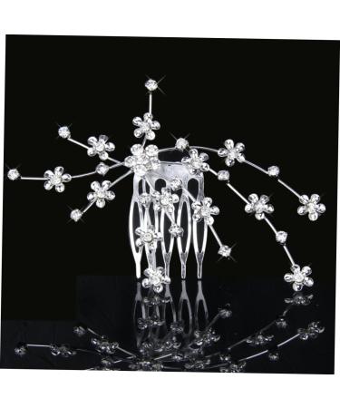 DOITOOL Hair Accessory for Women Hair Jewels for Women Women's Hair Accessories Accesorios Para De Mujeres Flower Hair Comb Wedding Bridal Hair Comb Dress Headband Bride - Buy Online on GoSupps.com