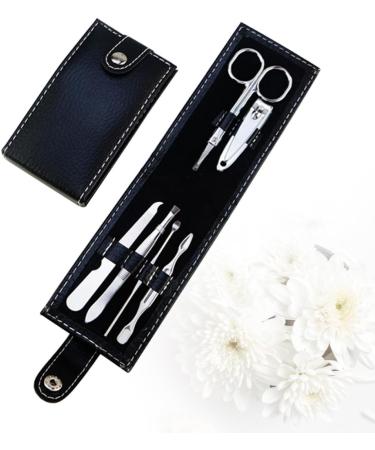 FOMIYES Nail Nail Clippers Nail Trimmer Manicure 6 Piece Set M Black - Buy Online on GoSupps.com