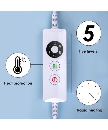 Adorila Electric Heated Foot Warmers - 5 Temperature Settings Auto Shutdown | Comfort at Home & Office - Buy Online on GoSupps.com