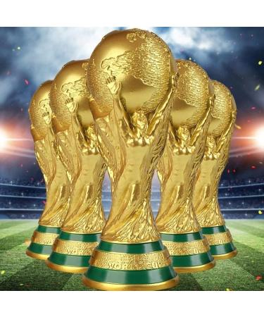 14.1 EOFLW World Cup Replica Trophy 2022 - Resin Soccer Collectible for Sports Fans - Gold Desktop Decor - Buy Online on GoSupps.com