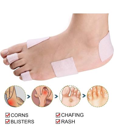 Adhesive Gel Blister Bandages for Heels and Toes - 25 Pack | Silicone Bandaids for Calluses and Shoe Friction Prevention - Buy Online on GoSupps.com