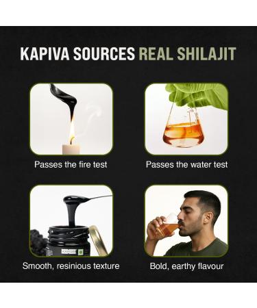 Kapiva 100% Authentic Himalayan Shilajit Resin (30gmx2), High Potency for Men & Women | 80+ Trace Minerals, Upto 70% Fulvic Acid | Authentic | Natural Energy & Immune Support 30 Gram (pack of 2) - Buy Online on GoSupps.com