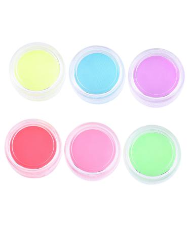 FOMIYES 6pcs Fluorescent Eyeliner Eyeshadow Gel Liner Eyeliner Stylish Eyeliner Glitter Powder The Face