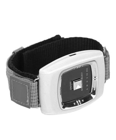 Snore Watch Electric Portable Smart Snore Watch 3 Modes Dredging Meridians Breathable Adjustable Sleep Aid Watch(White)