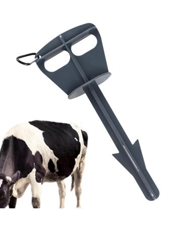 Hunters Out Tool - Hunting Cleaning Accessories | Large Animal Anal Cleaning Tools | Animal Anal Dressing Tools With Carabiner | Animal Anal Dressing Tool For Deer Large Livestock Gray