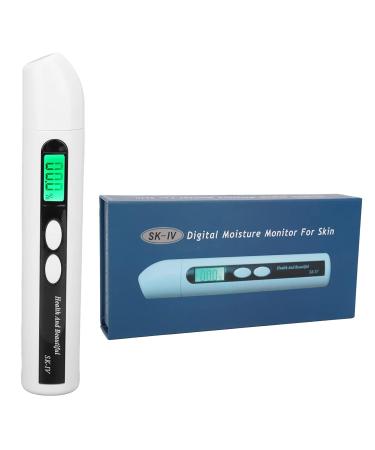 Zjchao Face Skin Tester & Analyzer - Digital LED Display Moisture Detector with Biosensor Technology for Home Salon & Travel - Buy Online on GoSupps.com