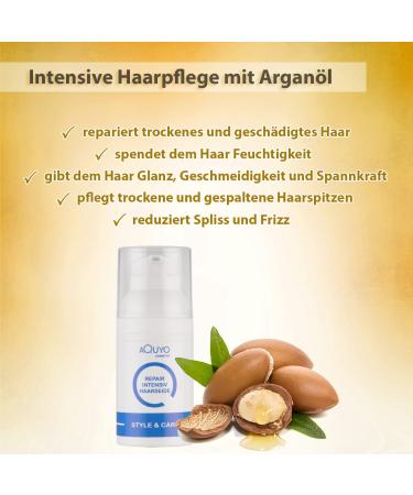 Premium Argan Oil Hair Serum - Nourishing Treatment for Dry & Damaged Hair | Frizz Control & Split Ends Care (3x30ml) - Buy Online on GoSupps.com