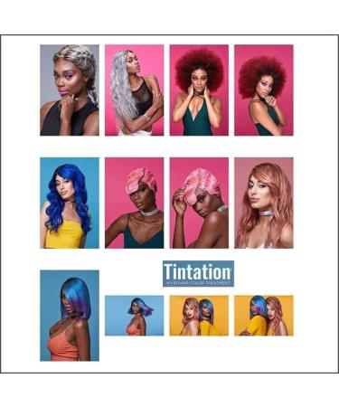Kiss Tintation Semi Permanent Hair Colour With Argan Oil Aloe Vera - Neon Orange - Buy Online on GoSupps.com