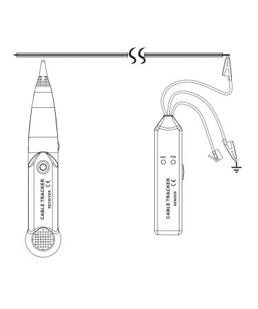 KPS-CC640 Network Cable Tester - Diagnose Telephone Lines Cable Continuity & Interruption Points - Safe & Efficient Testing Tool - Buy Online on GoSupps.com