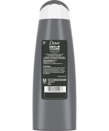 Dove Men + Care Derma+Care Scalp 2in1 Shampoo & Conditioner Anti-Dandruff Dryness + Itch Relief hair care with Pyrithione Zinc 355 ml - Buy Online on GoSupps.com