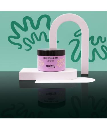ABR Distribution Twisty Give Me a Coil Mask for highly porous curly hair 250 ml with shea butter and hemp oil moisturizing strengthening 98 natural ingredients hair mask very dry hair - Buy Online on GoSupps.com