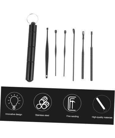 FRCOLOR 6pcs Elegant Earwax Removal Kit Tool Set Safe Ear Cleaning for Daily Use Great for Family Friends - Buy Online on GoSupps.com