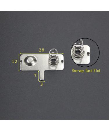 10 Pcs Metal AA Battery Spring Plate Set - Positive Negative Contiguous with Pins 28mm x 12mm AA Battery Conversion Contacts - Nickeling Plate for International Shipping - Buy Online on GoSupps.com