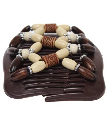 JUSTFOX Trend African Hairclip - Stylish Hair Clip with White Ornaments for International Shipping - Buy Online on GoSupps.com