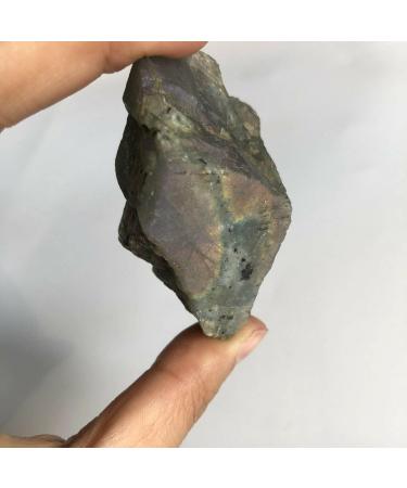 Crystal Rough Crystal Decoration 75g Natural Raw Purple Labradorite Crystal Gem Rough Specimen Healin - Buy Online on GoSupps.com