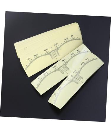 FOMIYES 300 pcs Measuring Permanent Disposable Tools Makeup Guide Shaping Adhesive Eyebrow Trimming - Buy Online on GoSupps.com