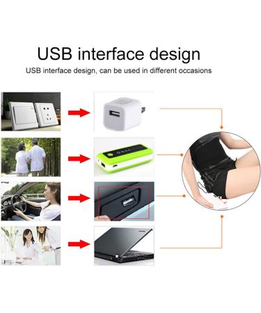 Portable USB Back Support Belts & Heating Pillows | Hot-Cold Waist Care for Pain Relief - Buy Online on GoSupps.com