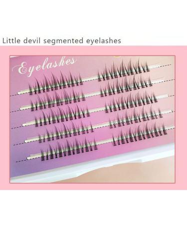 Shop Individual Cluster Lashes - 3D Effect Volume Lashes C Curl 5 Rows Best Eyelash Extensions for Home Makeup - Buy Online on GoSupps.com