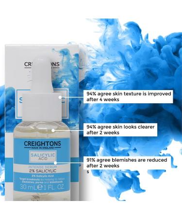 Creightons Salicylic Acid Intense Serum 2% (30ml) - Clear Breakouts & Reduce Blemishes for Radiant Skin - Buy Online on GoSupps.com