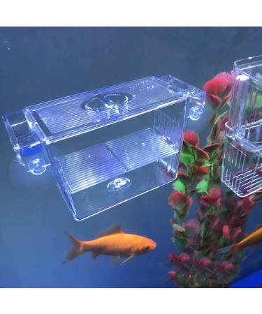 Acrylic Aquarium Breeder Box | Fish Tank Separator for Breeding Baby Fish | Fry Tank for Shrimp, Guppy, Clownfish | Aggressive Fish Hatchery - Buy Online on GoSupps.com