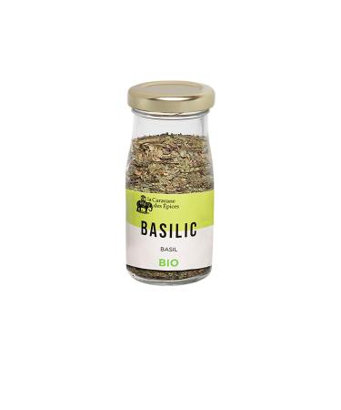 ALBERT MENES AM LA CARAVANES DES EPICES ORGANIC - Basil - 15 g - 100% natural without colouring or preservatives - Glass bottle