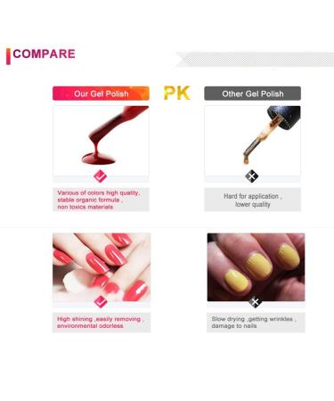 Pinni Gel Nail Polish 2er Set - Black Tea & Coffee Brown Semi-Permanent UV/LED Manicure | Perfect Nail Art Gifts for Women - 5ml Each - Buy Online on GoSupps.com