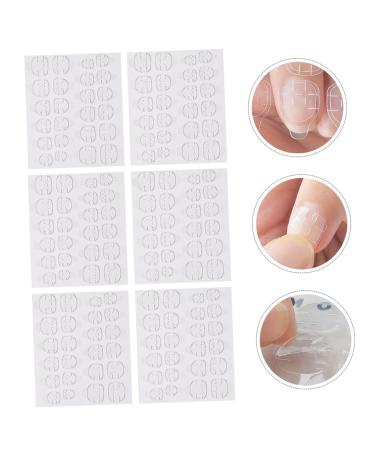 SHERCHPRY 20 Sheets Transparent Double Nail Tabs Waterproof Invisible Nail Stickers Self-Adhesive Manicure for Home Professional Use - Buy Online on GoSupps.com