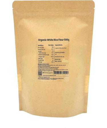 Thames Organic 1kg Organic White Rice Flour - Non-GMO Vegan | Additive-Free, Preservative-Free | Resealable Bag | 1000g (Pack of 1) - Buy Online on GoSupps.com